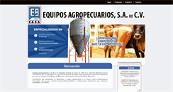 Desktop Screenshot of equiposagropecuarios.com