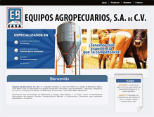 Tablet Screenshot of equiposagropecuarios.com
